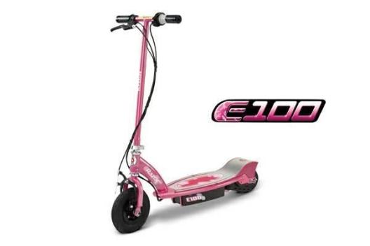 Girls RAZOR E100 Electric Scooter In Sweet Pea