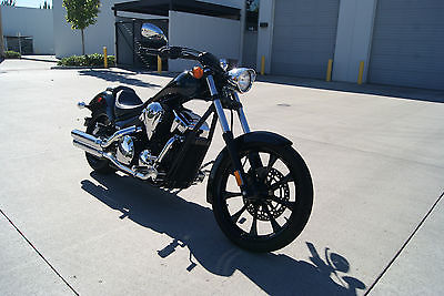 Honda : Fury 2012 honda fury 1300 1 owner 3 779 miles black wheels chromed out nice bike