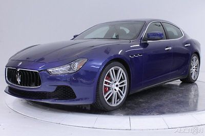 Maserati : Ghibli S Q4 Premium Sound 20 Urano Mica Alcantara Sport Paddles Luxury Keyless Camera Sensor