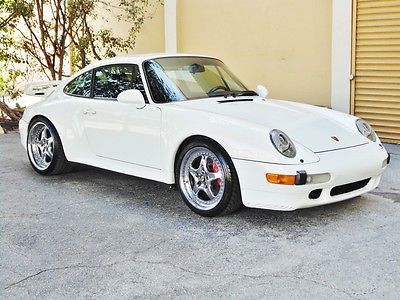 Porsche : 911 FACTORY TURBO LOOK  C4S  1 of  1091 ever built!!!  Carrera C4S Coupe Mint Condition! Glacier White/ Navy Champion Maint. & Upgraded