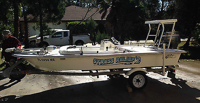 15' Flats Fishing Boat For Sale And Trailer Used 3 Times Yamaha 2 stroke 40 hp