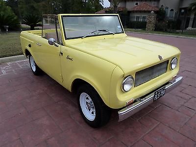 International Harvester : Scout FREE SHIPPING! 800 series removable top 4 cyl manual stereo wood bed unique classic suv