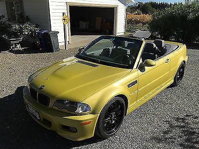 2004 BMW M3 Convertible with SMG in rare Phoenix Yellow!