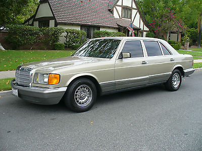 Mercedes-Benz : 500-Series Silver RARE 1985 Mercedes Benz 500 SEL 1 Year for this Model  ABS/ Air Bag MUST SEE