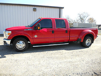 Ford : F-350 XLT 2013 ford f 350 xlt 6.7 l diesel powerstroke red with low miles garage kept