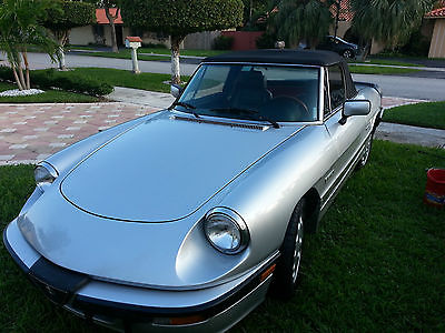 Alfa Romeo : Spider Spider Classic Car for Sale - Alfa Romeo Spider Quadrifoglio 1988