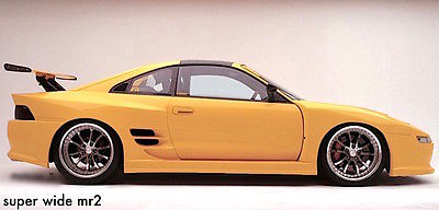 Toyota : MR2 Turbo Coupe 2-Door Custom Yellow Widebody Toyota MR2 Turbo Built Motor Modified Wide Showcar