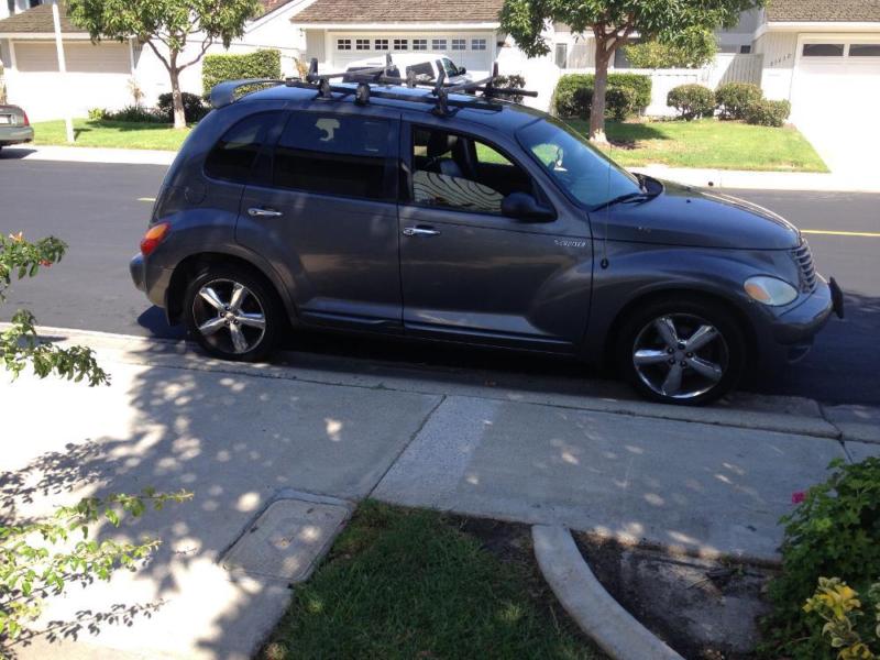 2004 Black loaded Turbo PT Cruiser with luggage rack