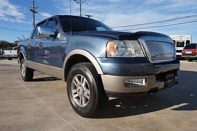 Ford : F-150 2005 FORD F-150 FX4 LARIAT LOADED LEATHER 2 TONE 2005 ford f 150 lariat fx 4 loaded crew cab v 8 5.4 l 4 x 4 auto 2 tone drives great