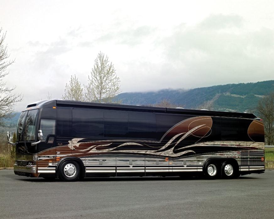 2008 Prevost Marathon H3 45 Double Slide