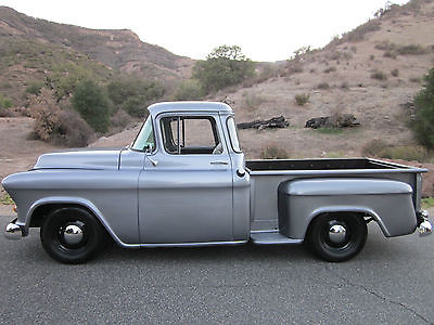 Chevrolet : Other Pickups deluxe 1955 chevy 3100 big window v 8 auto camaro front rear power disc steering