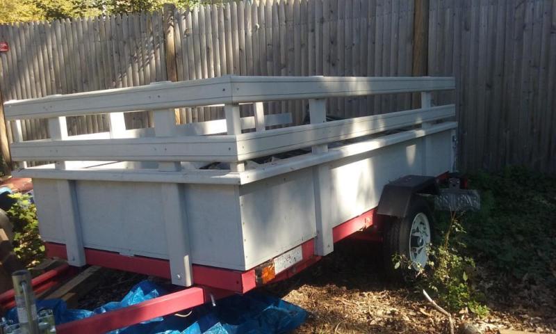 Tilt/folding trailer 1720 lb. cap
