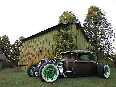 Ford : Model A custom 1930 ford model a coupe fresh custom built hot rod rat rod patina 410 hp