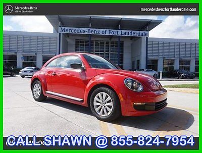 Volkswagen : Beetle - Classic JUST TRADED IN!!, L@@K AT THIS BUG, FLOWER POWER!! 2013 volkswagen beetle 2.5 l automatic rare red great on gas l k at my bug