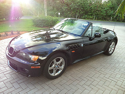 BMW : Z3 Z3 1997 bmw z 3 5 speed 68 900 orig miles 2.8 l 6 cylinder black black tan ostrich