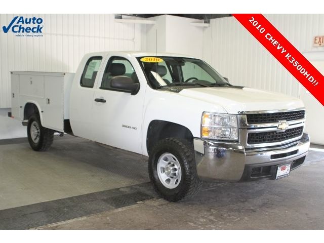 Chevrolet : Silverado 3500 Work Truck Used 2010 Chevy 4x4 Ext Utility Body Ready for Work Save