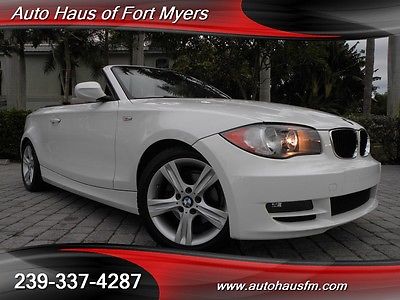 BMW : 1-Series 128i Convertible Ft Myers FL We Finance & Ship Nationwide Sport Package Only 26K Miles Hi-Fi Audio Satellite