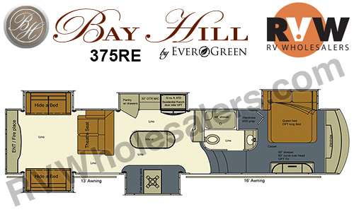 2015 Evergreen Bay Hill 369RL