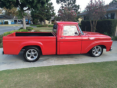 Ford : Other All new Chrome 1963 ford f 100 custom all upgraded in perfect condition off frame restoration
