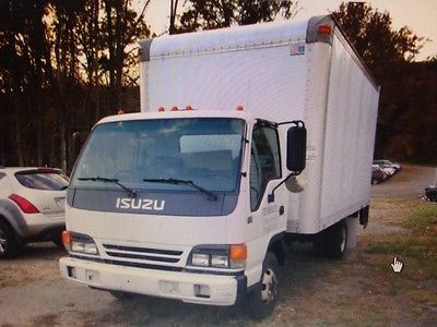 Isuzu : Other white 2005 isuzu npr hd disel box truck truck with 14 ft box with ramp