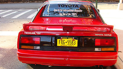 Toyota : MR2 All Options MR2 AW11, 1987 Low Miles