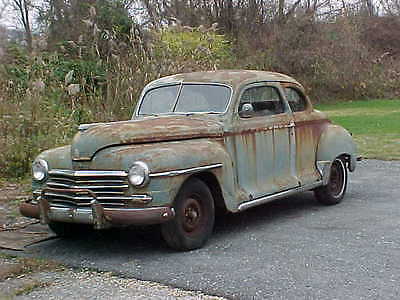 Plymouth : Other 1948 plymouth special deluxe coupe rat rod project car barn find