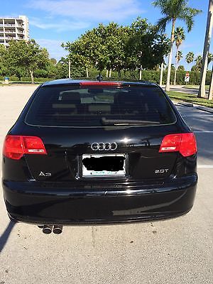 Audi : A3 Audi A3 with 83K miles!!! Black exterior & tan leather interior. 6 speed auto