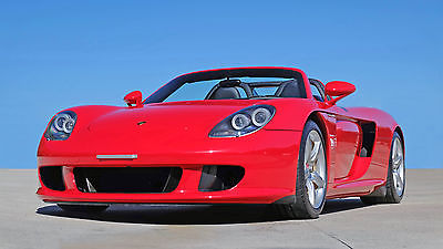 Porsche : Carrera GT Red 2005 porsche carrera gt
