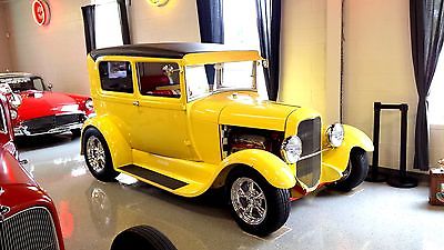 Ford : Model A Model A 1929 ford model a street rod steel body and fenders complete restoration