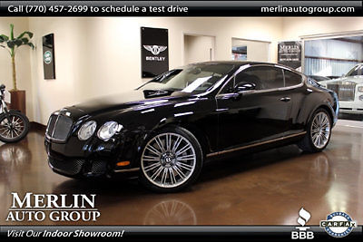 Bentley : Continental GT 2dr Coupe Speed 2008 bentley continental flying spur 4 dr sedan green w 12 automatic awd nav