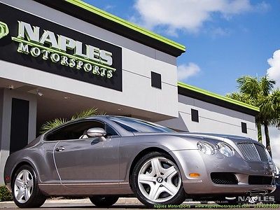 Bentley : Continental GT GT Coupe 2-Door 05 bentley continental gt only 22 k miles silver tempest florida owned