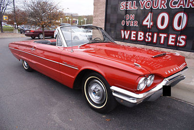 Ford : Thunderbird Convertible 1964 ford thunderbird convertible power top automatic 390 ci v 8 power steering
