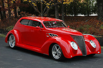 Ford : Other Street Rod 1937 oze ford slamback street rod exotic classic pro built show concours quality