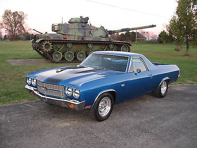 Chevrolet : El Camino Super Sport Very Solid LeMans Blue Super Sport 350 cu.in. Lots of new trim and interior