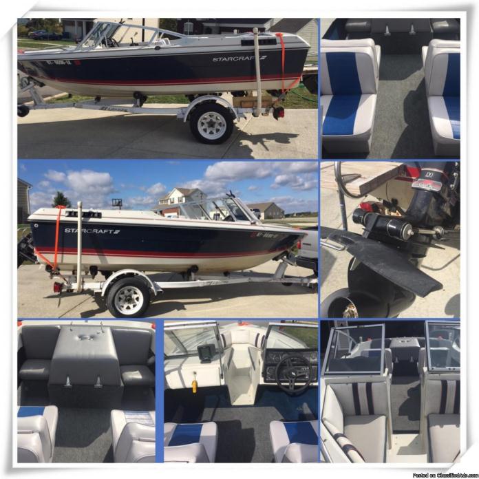 For sale/selling to help fund adoption: 1986 Starcraft Medalist 1601 runabout...