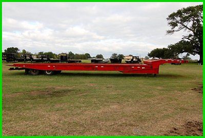 2005 LANDOLL 435 50' HYDRAULIC TRAVELING - SLIDING AXLE TRAILER, CONEX HAULER!