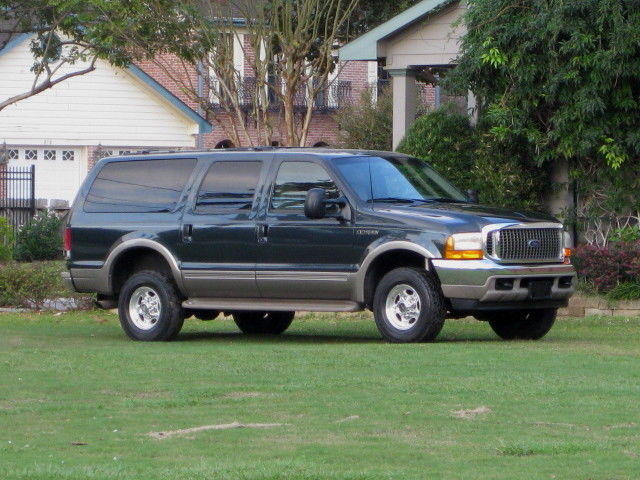 Ford : Excursion 4x4 DIESEL! 3 rd row limited heated leather seats 7.3 l diesel hard to find clean