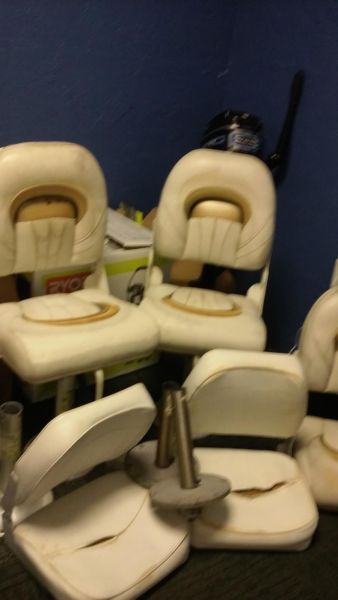 6 Boat Seats with Pedestals