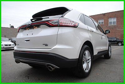 Ford : Edge SEL 202A AWD 4WD 3.5 WHITE PLATINUM  $37,250 MASRP Repairable Rebuildable NOT Salvage Wrecked Runs Drives EZ Project Needs Fix
