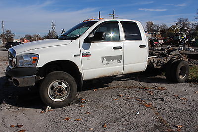 Dodge : Ram 3500 CREW CAB RWD ROLLING CHASSIS DUAL REAR WHEELS ROLLING CAB CHASSIS!!PROJECT TRUCK!!BUILD IT LIKE YOU WANT IT! SAVE THOUSANDS$$$