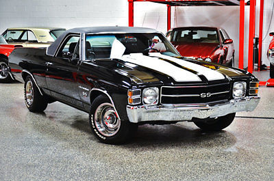 Chevrolet : El Camino 1971 chevrolet el camino ss 454 c i 5 speed manual restored protecto plate wow