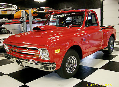 Chevrolet : C-10 custom Red 1968 Chevrolet C10   Built 350V8 Automatic