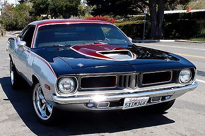 Plymouth : Barracuda 1973 plymouth barracuda 340 six pack aar hood everything done right