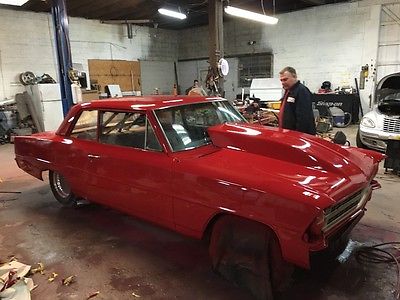 Chevrolet : Nova 1967 chevy nova rolling chassi new paint all aluminum rear end race car