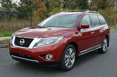 Nissan : Pathfinder Platinum 2014 nissan pathfinder platinum navigation bose tv dvd bluetooth 3 rd row seats 7