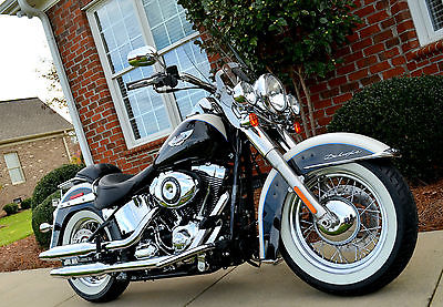Harley-Davidson : Softail 2012 harley davidson softail deluxe like new less than 30 miles abs 103 engine