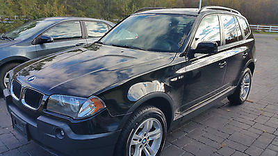 BMW : X3 3.0i Sport Utility 4-Door 2005 bmw x 3 awd 3.0 i panoramic roof mint blk on blk sport package
