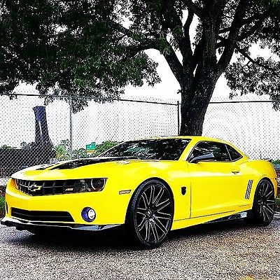 Chevrolet : Camaro RS 2011 chevrolet camaro lt coupe 2 door 3.6 l rs package rally yellow custom