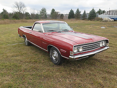 Ford : Ranchero GT 1969 ford ranchero grand touring v 8 auto clean no rust clean title