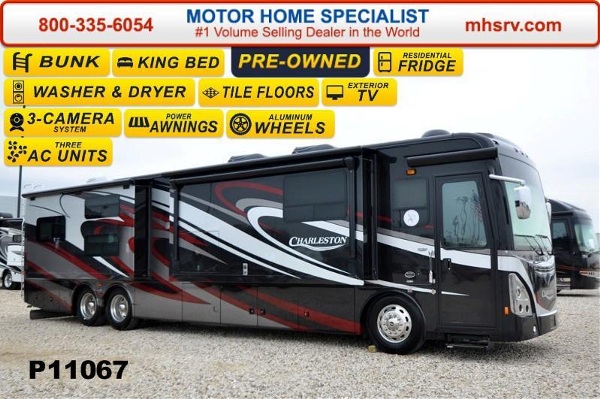 2014  Forest River  Charleston 430BH Tag Axle Bunk House W/4
